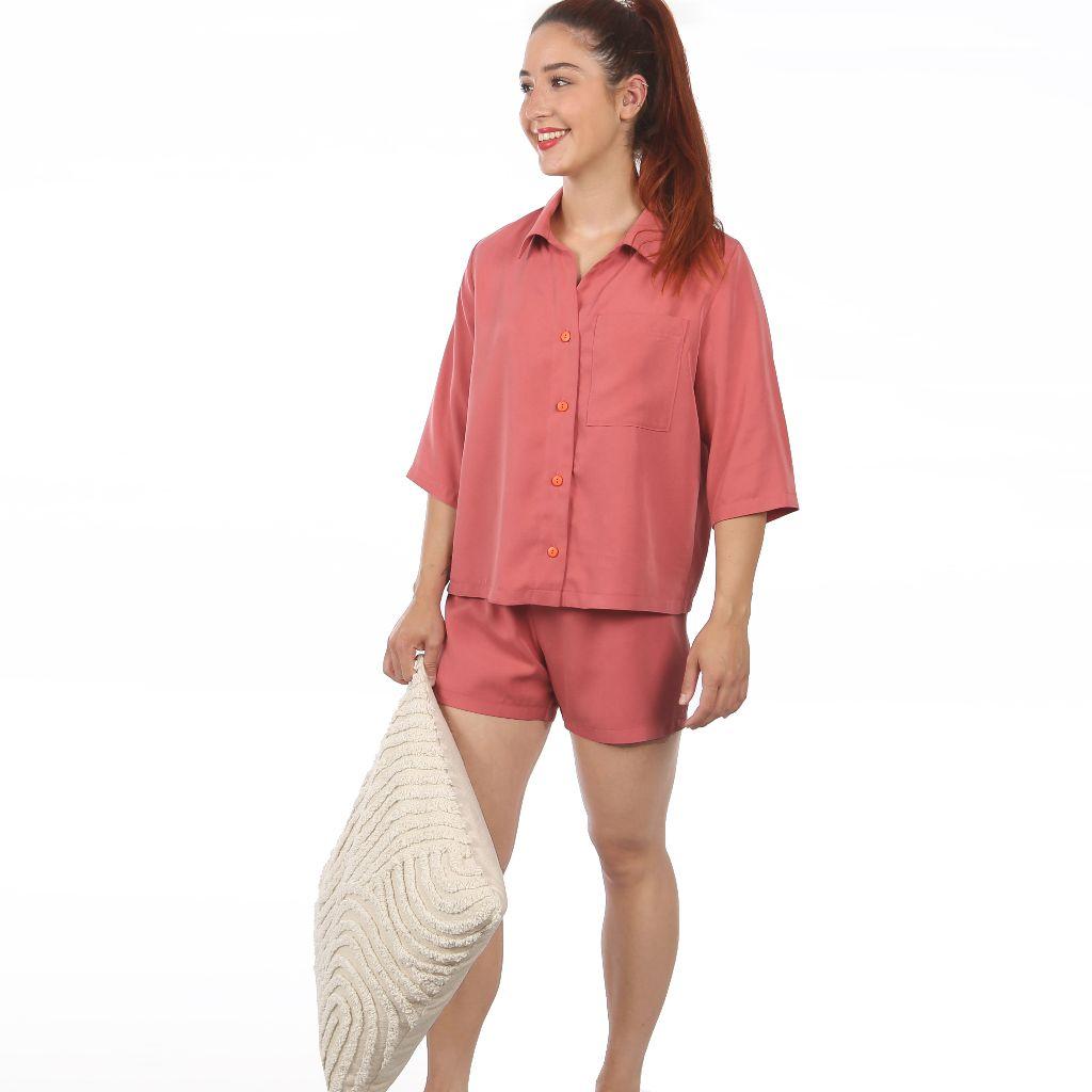 Papierschnittmuster Pyjama Frau Hilda XS-XXL